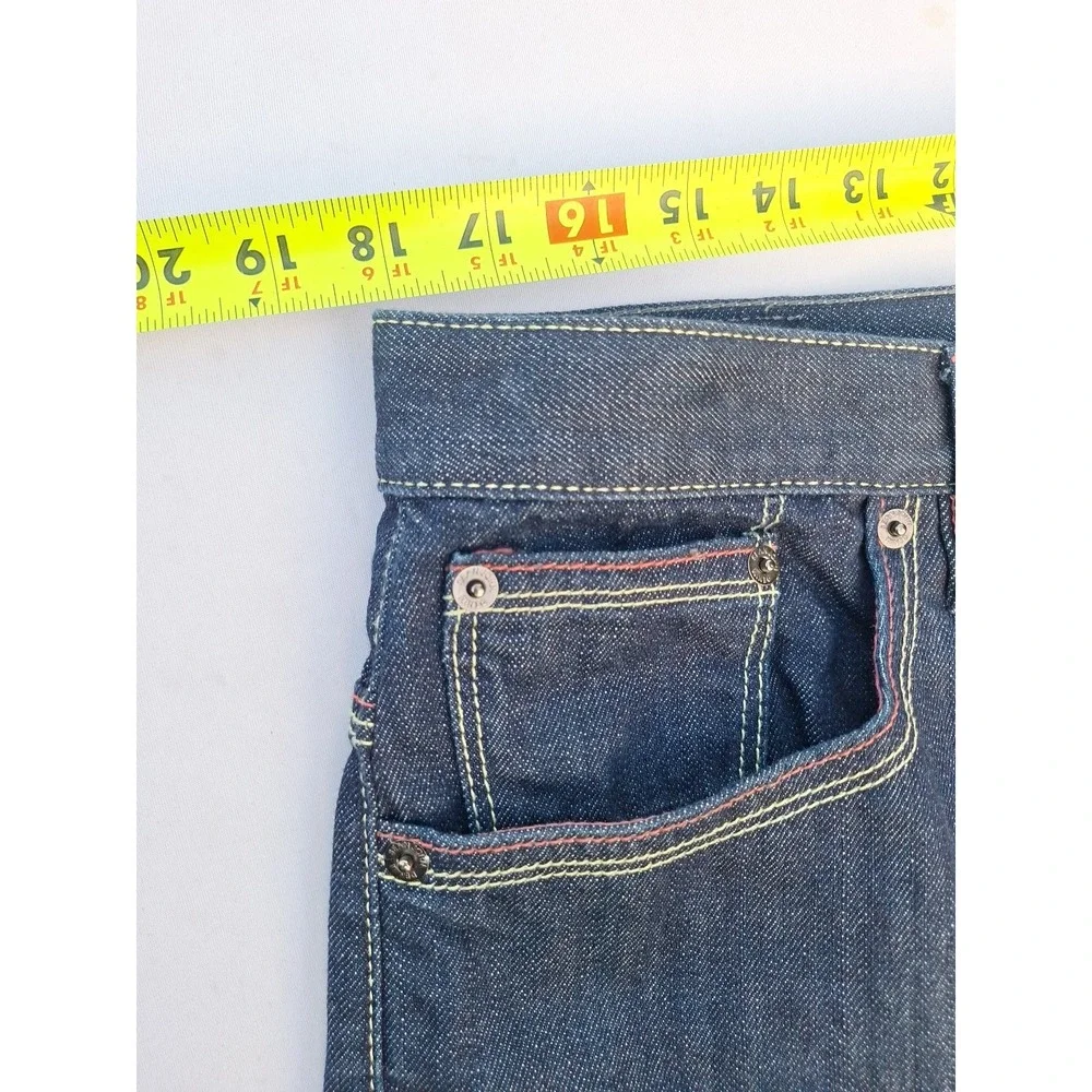 Vintage Y2k Sean John Baggy Jeans Mens 36x32 Embroidered Pocket Wide Leg Skater